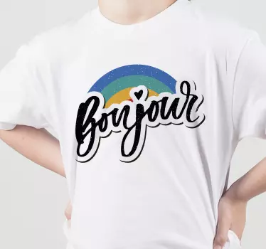 Napfényes Üdvözlet póló gyerekeknek - TenStickers
