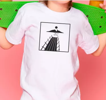 Naplemente a mólón póló gyerekeknek - TenStickers