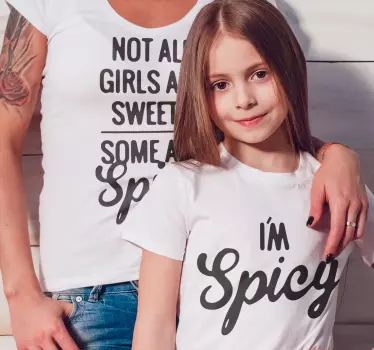 Nem minden lány édesség anya és lánya ing - TenStickers