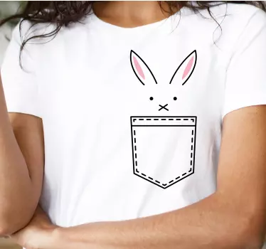 Nyuszi a zsebpólóban - TenStickers