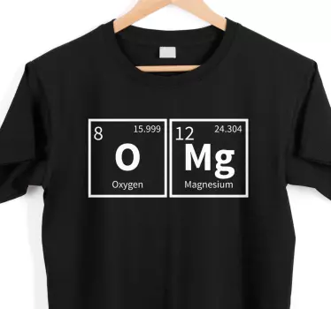 Omg kémiai elem szó póló - TenStickers