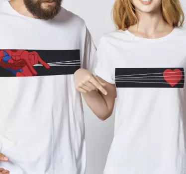 Párok pókember megfelelő ingek a párok számára - TenStickers