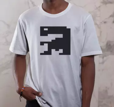 Pixelált szörny grafika póló - TenStickers