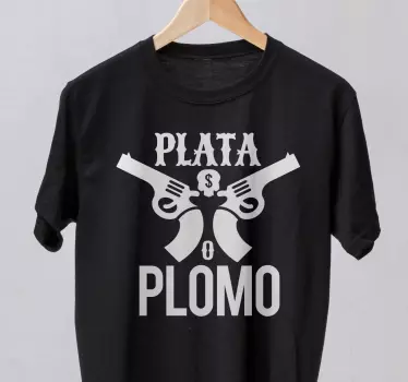 Plata o plomo escobar póló - TenStickers