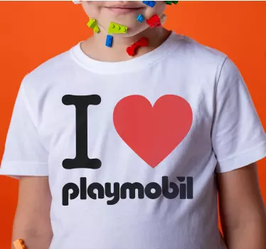 Playmobil szeretet póló gyerekeknek - TenStickers