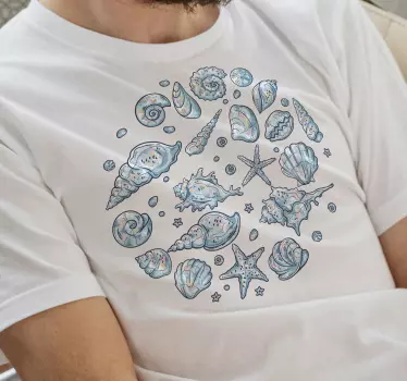 Póló tengeri elemekkel - TenStickers
