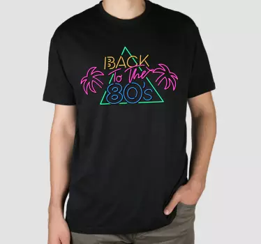 Retro 80-as neon stílus póló - TenStickers