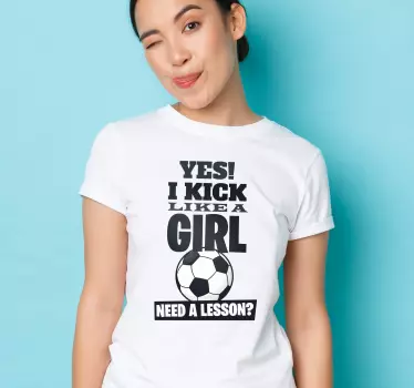 Rúgni, mint egy lány póló - TenStickers