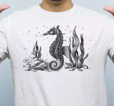 Searhorse kézi rajz - TenStickers