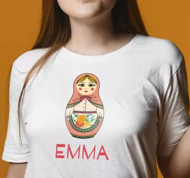 Személyre szabott orosz baba póló - TenStickers