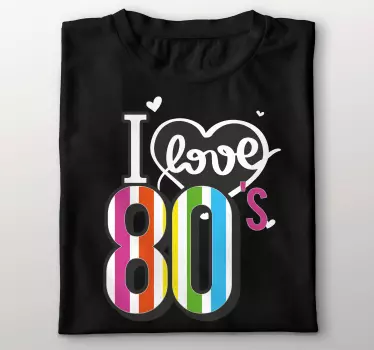 Színes 80-as Évek Ünnepe póló - TenStickers