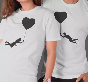 Szív léggömb megfelelő ingek párok számára - TenStickers