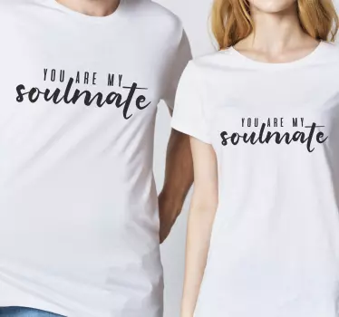 Szöveges idézet a pároknak megfelelő inghez - TenStickers