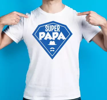 Szuper apa apák napi póló - TenStickers