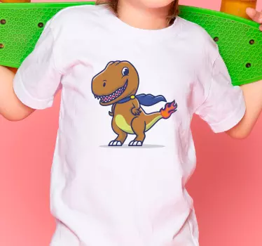 Szuperhős dino gyerek ing - TenStickers