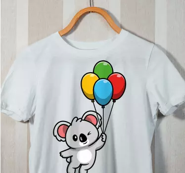 Szürke koala léggömb gyerek inggel - TenStickers