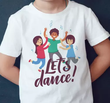 Táncoljunk együtt póló gyerekeknek - TenStickers