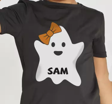 Testreszabható gyerek halloween ing szellem halloween pólóval - TenStickers