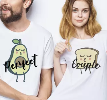 Tökéletes avokádó pár pólók párosít - TenStickers