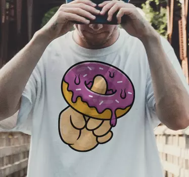 Ujj és fánk rajzfilm póló - TenStickers