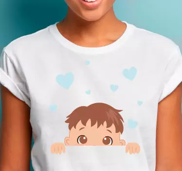 Vicces kukucskálós babapóló - TenStickers