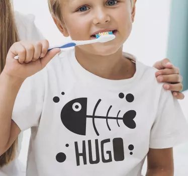 Vidám hal téma póló gyerekeknek - TenStickers