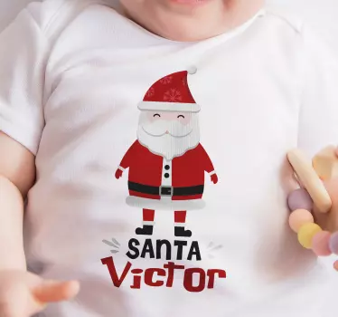 Vidám mikulás viktor póló baba - TenStickers