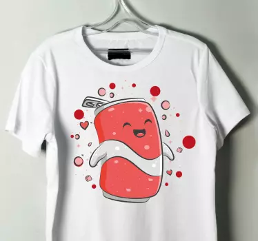 Vidám Üdítő karakter póló - TenStickers