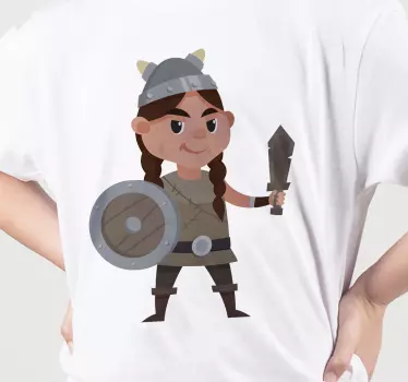 Viking harcos karakter póló gyerekeknek - TenStickers