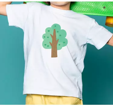 Zöld fa mintás póló gyerekeknek - TenStickers