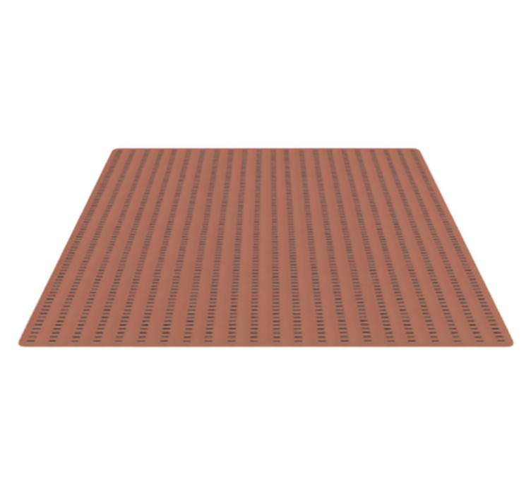 Szaggatott vonal kialakítás vinil szőnyeg kívül - TenStickers