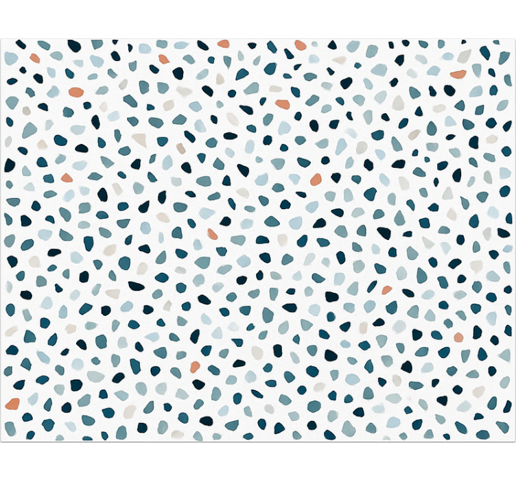 Apró színes kövek vinil szőnyeg konyha - TenStickers