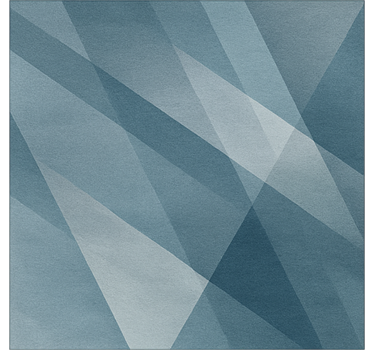 Absztrakt geometrikus színátmenet vinil szőnyeg étkező - TenStickers