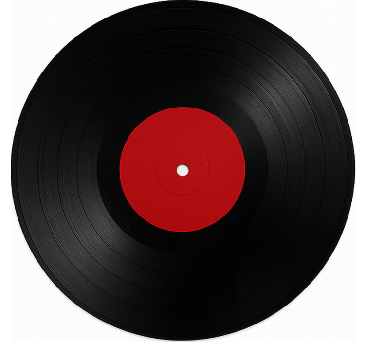 óriás bakelitlemez vinil szőnyeg étkező - TenStickers