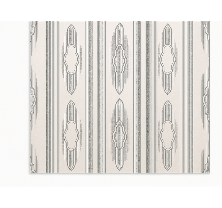 Bonyolult etnikai geometria vinil szőnyeg étkező - TenStickers