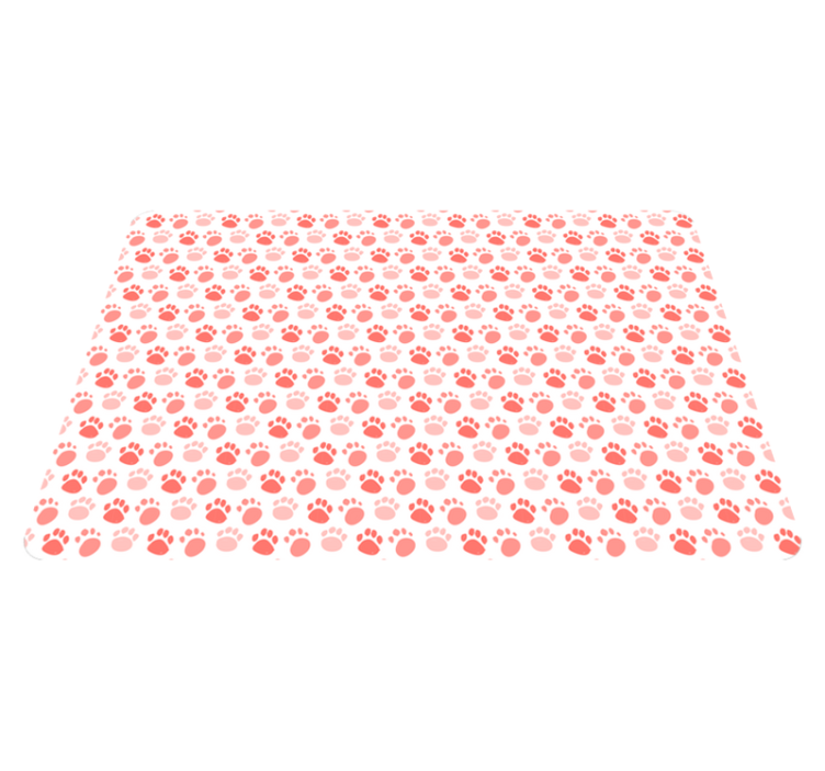 Vinil szőnyeg állat - kutyás lábnyomok - TenStickers