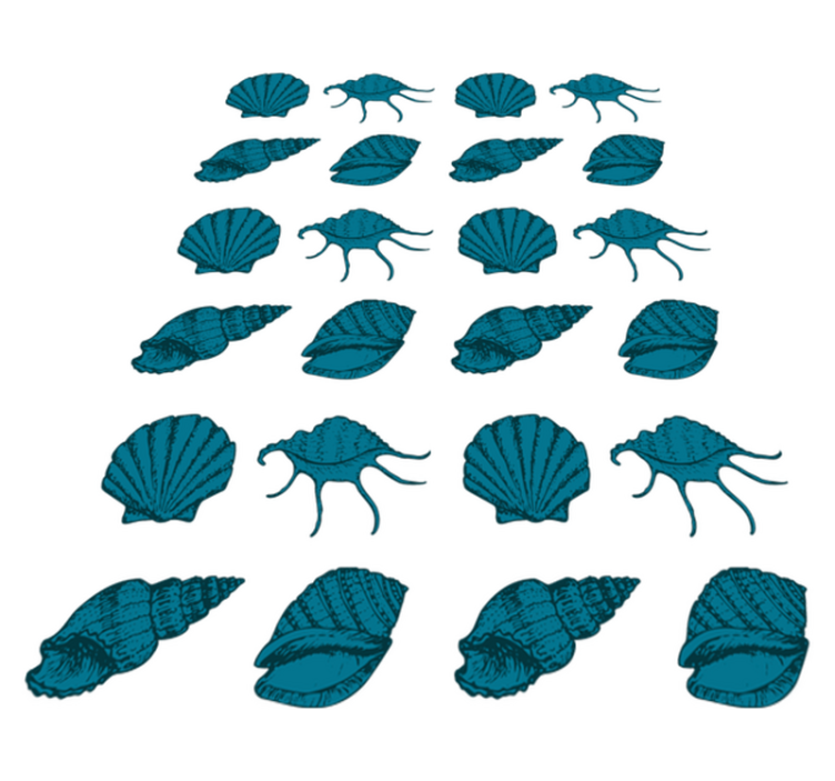 Vinil szőnyeg állat kagylós állatok - TenStickers