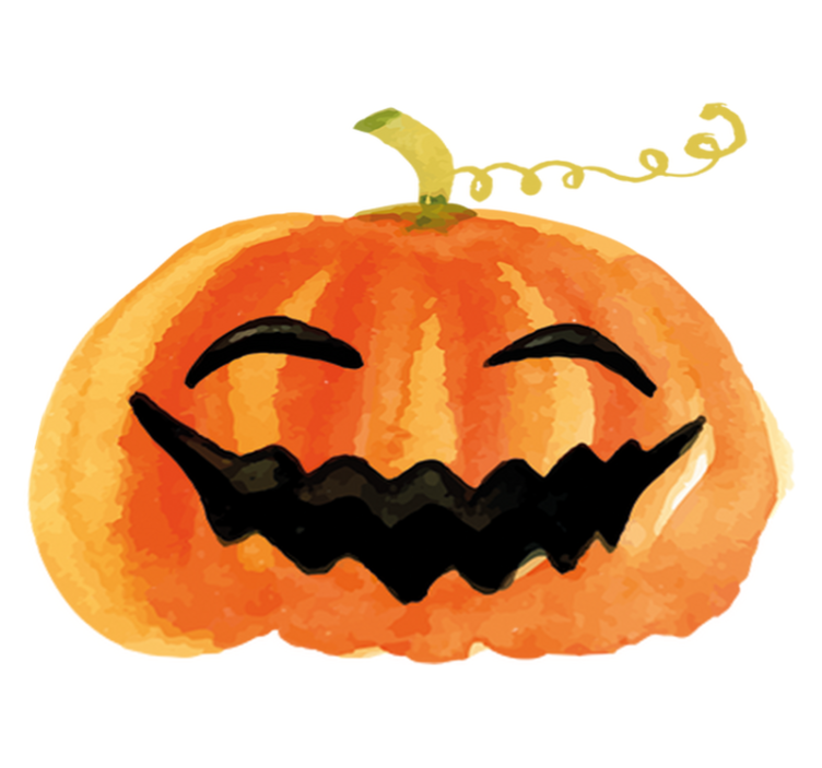 Boldog tök vinil szőnyeg halloween - TenStickers