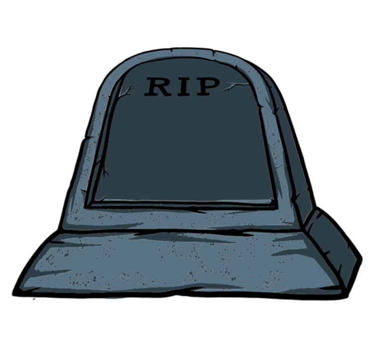 Vinil szőnyeg halloween - sírok furcsa és szokatlan - TenStickers