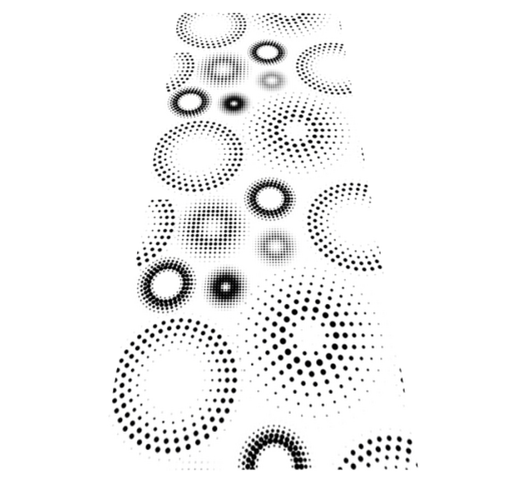 Vinil szőnyeg geometriai pöttyökkel - TenStickers