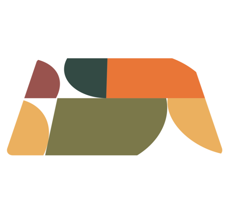 Absztrakt geometriai művészet vinil szőnyeg geometriai - TenStickers