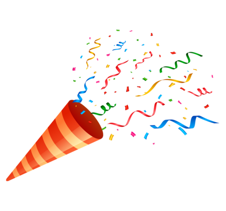 Geometriai vinil szőnyeg ünnepi konfetti - TenStickers