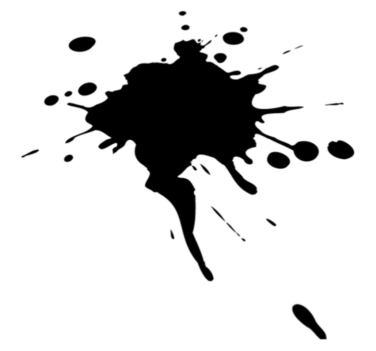 Fröccsenés hatású grafika vinil szőnyeg geometriai - TenStickers