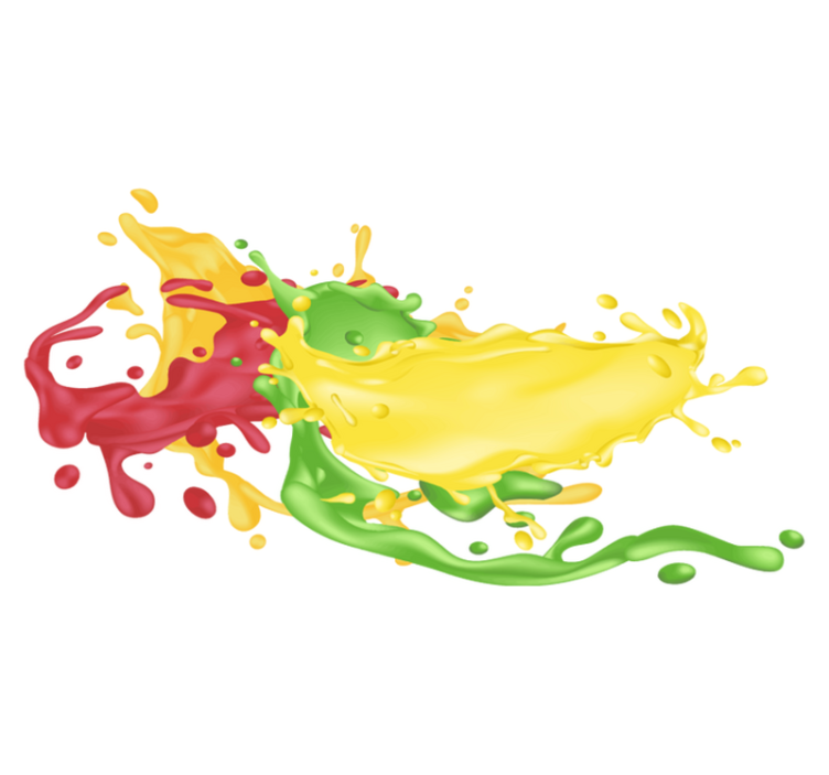 Színes formák vinil szőnyeg geometriai - TenStickers