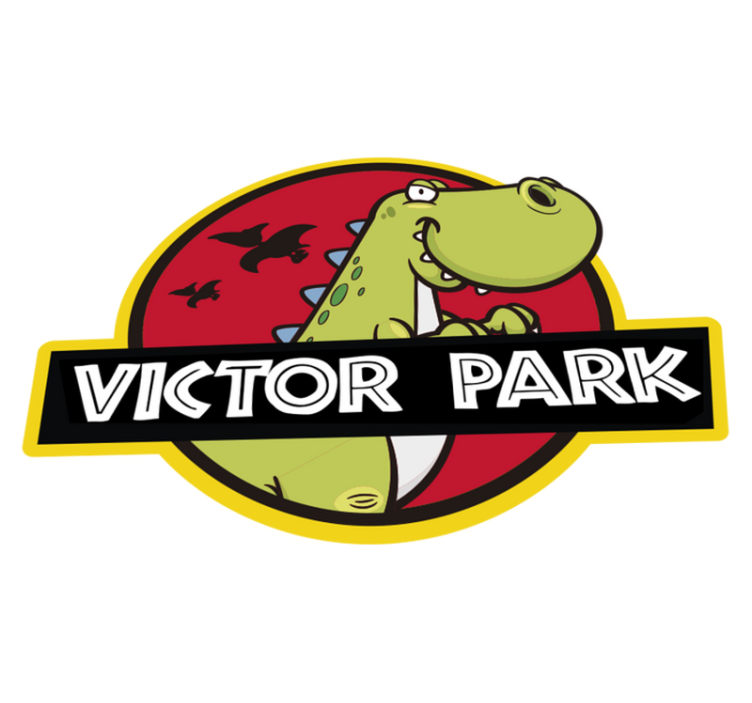 Személyre szabott jurassic park gyerek vinyl szőnyeg - TenStickers