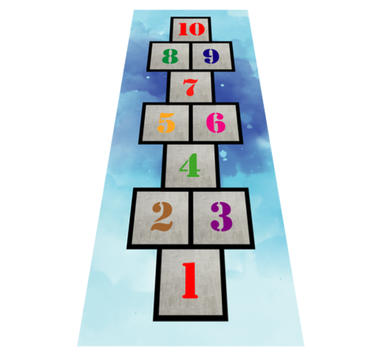 Komlós móka vinil szőnyeg Játékok - TenStickers