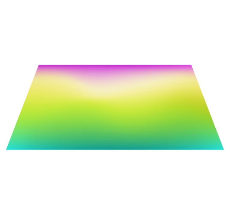 Pompás fluoreszkáló színű, modern bakelit szőnyeg - TenStickers