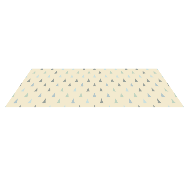 Gyönyörű háromszögek skandináv stílusú vinilszőnyeg - TenStickers