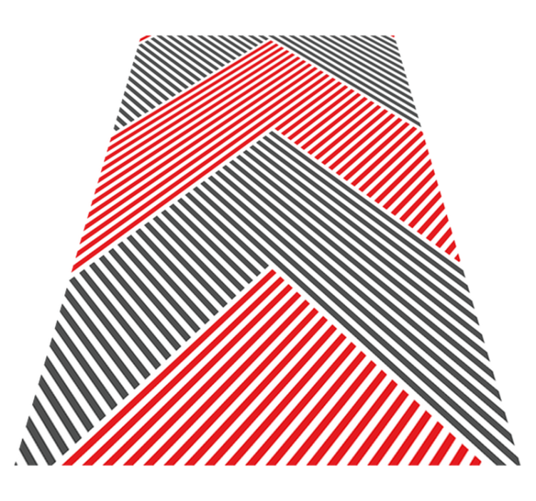 Modern szőnyeg színes vonalakkal, modern vinyl szőnyeg - TenStickers