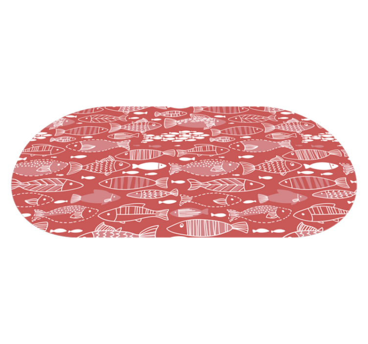 Hal mintás dekoráció vinil szőnyeg állat - TenStickers